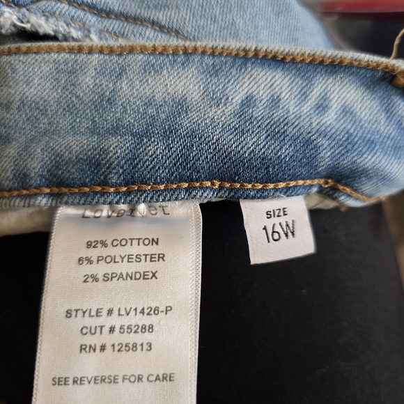 Distressed Light Blue Women Jeans - Picture 6 of 6